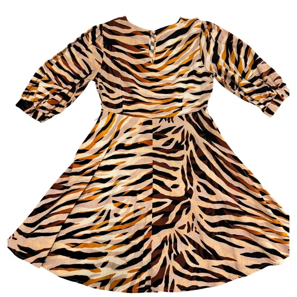Who What Wear Animal Print Swing Dress (no belt included) - Picture 4 of 6